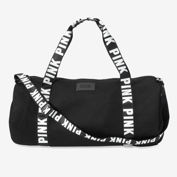 PINK Victoria's Secret Handbags - 🌺PINK VICTORIA'S SECRET MESH DUFFLE BAG
